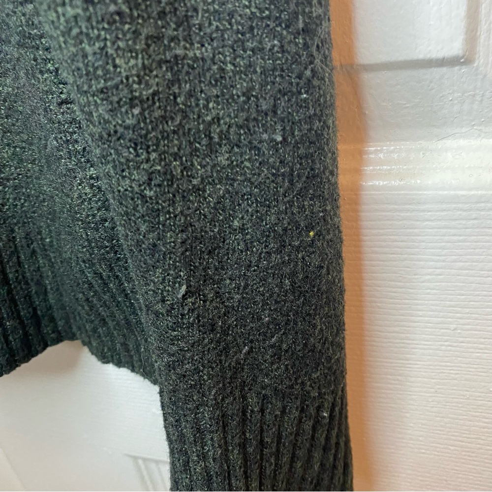 Smartwool Mens Large Merino wool blend green crew neck layering sweater size - Picture 12 of 16